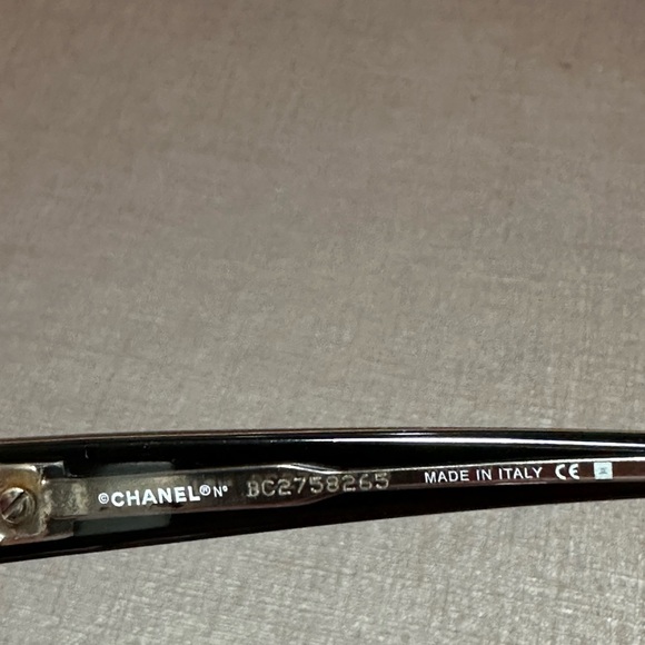 Chanel Vintage Glasses 50mm Black on Puple - Picture 9 of 15